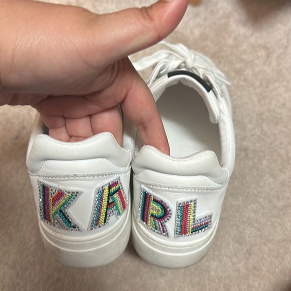 KARL LAGERFELD WHITE SHOES - Picture 3 of 4